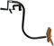 SHAIRMB Handbetriebener Außenbordmotor Manueller Propeller Handbetriebener Schiffsschraube Propeller Motor für Außenbordmotor Bootsmotor
