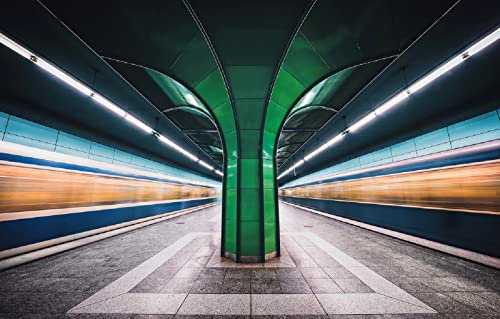 LHJOYSP Erwachsenen Puzzle 1000 Teile City Metro München Bayern 75x50cm