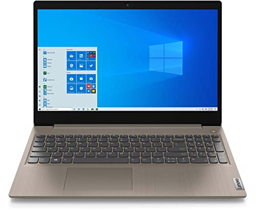 Lenovo IdeaPad 3 Ordinateur portable Full HD 15,6 po, Intel Core i3-1115G4, 4 Go de RAM, 128 Go SSD, webcam, Wi-Fi, Bluetooth, Windows 11 Home, amande