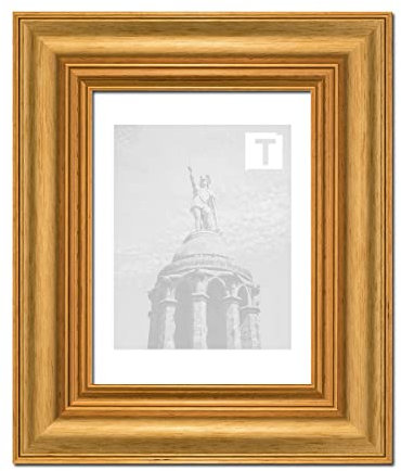 Barock-Bilderrahmen Margaux Goldglanz Vintage 60 x 80 cm Echtglas klar 2mm massiv elegant stabil
