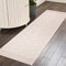 Pasha Home Teppich Läufer 80 x 150 cm Autumn Beige/Boho Teppich aus Baumwolle/weicher Teppich Boho Style/moderner Teppich Läufer für Badezimmer, Küche, Wohnzimmer oder Küche