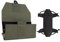 IDOGEAR Tactical Handytasche Molle Klein Brust-Telefon-Halter für Weste Molle Platte Utility Mini-Tasche Handy-Träger Universal Bildschirmgröße 4.7''-6.8''(Ranger Green)