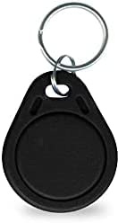HUXGO modello HXA67R B Portachiavi RFiD compatibile con i sistemi di allarme wireless HUXGO facile controllo pratico nero