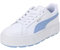 PUMA Damen Karmen L Sneaker, White Blissful Blue, 40.5 EU