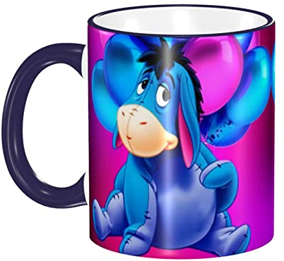 Tasse für I-Ah 11 oz Keramik glänzend Geschenk für Kaffeeliebhaber Zitat Tasse Geschenke für Männer und Frauen.