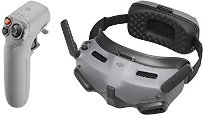 DJI Goggles Integra Motion Combo-Immersive Motion Control, Lightweight and Portable FPV Goggles with Integrated Design, Micro-OLED Screens, DJI O3+ Video Transmission, HD Low-Latency