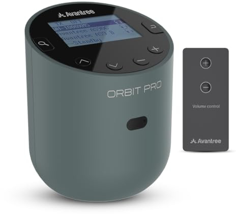 Avantree Orbit Pro - Bluetooth Audio Transmitter für TV mit Optischem oder AUX-Audioausgang (Inkl. Smart-TVs), Surround-Sound, Einfache Lautstärkeregelung für AirPods & Andere Kopfhörer