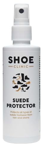 Shoe Clinic Suede Protector Spray for Suede & Nubuck Leather | Stain, Dirt & Rain Water Protection | Waterproof Shoe Protector Spray for Shoes, Boots & Trainers | 125ml