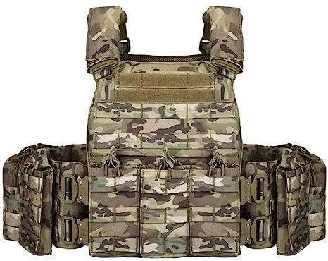 ACEXIER Waterproof Hunting Camouflage Molle Chaleco Tactico Army Plate Carrier Tactical Vest
