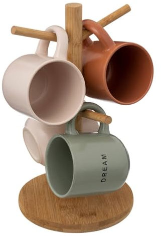 Secret de Gourmet - Rack 4 becher mots aus keramik 24cl