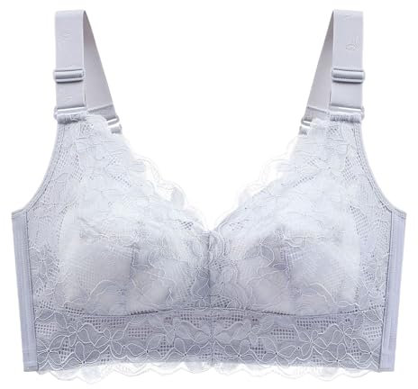 SCOCCA Kabelloses Spitzen-Bralette für Frauen, leicht gepolsterter BH, Longline-Bralette-Haltung glatter Rücken