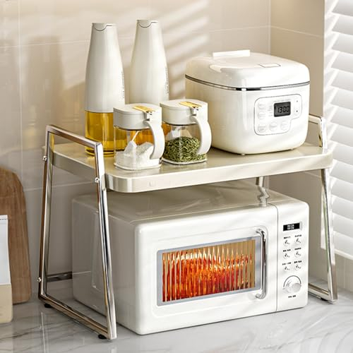 Soporte for Cocina Microondas Estantería Y Horno Cocina, Estanteria for Microondas En Encimera, Mueble Extensible Microondas Cocina(Size:42 * 37 * 29cm)