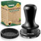 CAPMESSO Espresso Tamper 58.35mm: Coffee Tamper for Breville Espresso Machine With Calibrated 3 Spring Loaded - 30lbs Espresso Accessories Tamper with Sound Feedback, Stand & Ripple Base (58.35mm)