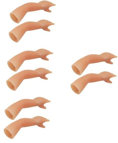 VICASKY 8 Stück Wichtelhandspielzeug Halloween Fake Hand Trick Requisiten Party Requisiten Halloween Bühne Requisite Halloween Tiny Hand Show Requisiten Fake Little Hands Requisiten Tiny