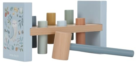 Little Dutch 7246 FSC Holz Hammerbank - Forest Friends blau