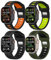 MoKo 4Pack Sportivi cinturini Compatibili con Cinturino Apple Watch Ultra 2/Ultra 49mm 46mm 45mm 44mm 42mm per Uomo, Silicone Cinturino per Apple Watch Ultra 2 iWatch Serie 10 9 8 7 6 5 4 SE,Colore C