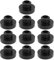 ECSiNG Lot de 10pcs Bagues de Réservoir de Carburant en Caoutchouc Nitrile 104047 735-0149 935-0149 0,95cm ID 2,7cm OD pour Tondeuse à Gazon Tracteur de Jardin Générateur Réservoir de Carburant