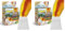 INKEE Foamy Volcano | Badebombe Kinder in Vulkan-Form, Badekugel Kinder Gelb, Rot & Orange mit Cola-Duft & Macadamia-Öl, Super Cremig (Packung mit 2)