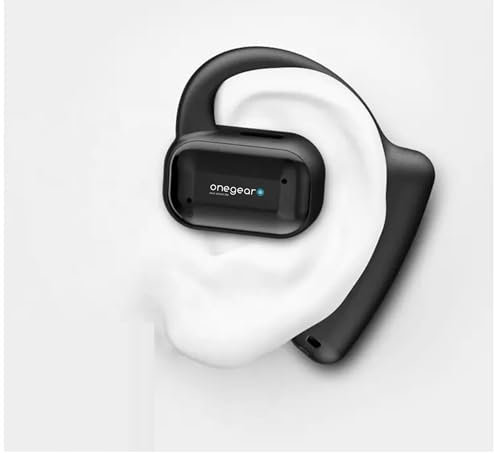 ONEGEARPRO GAMING RUN EAR CUFFIE Auricolari con archetto, HD Stereo Ultra Bass,True Wireless,Design Open Ear,Cancellazione del Rumore,Water Proof IPX6, Bluetooth 5.1 thouch control