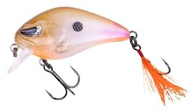 ZECK Wobbler/Kleiner Crankbait für Barsch, Forelle & Döbel - Danny | 4,5 cm | 0,5 m F - Flashing Wakasagi (BA)