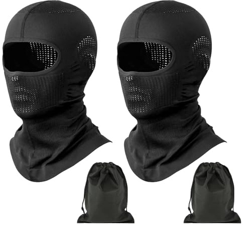 lafo Sturmhaube Fahrrad Gesichtshaube Skimaske Motorrad Radfahren Balaclavas für Damen und Herren(2)