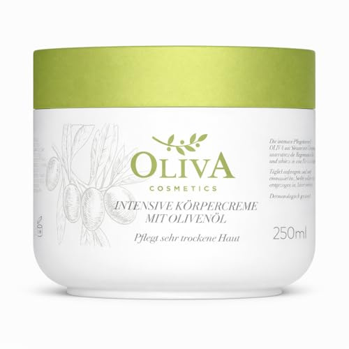 Oliva Cosmetics Intensive Körpercreme mit Olivenöl, 250ml