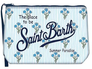 Saint Barth Mc2 Donna Pochette ALIN001 Gomma Blu Chiaro Taglia Unica