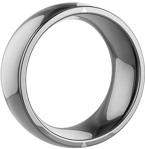 R4 Smart NFC Ring, Keramik Multifunktional Tragbar Kompatibel mit Apple und Android Upgrade von R3 Unterstützt ICID Karte T5577 Chip IP68 Wasserdicht