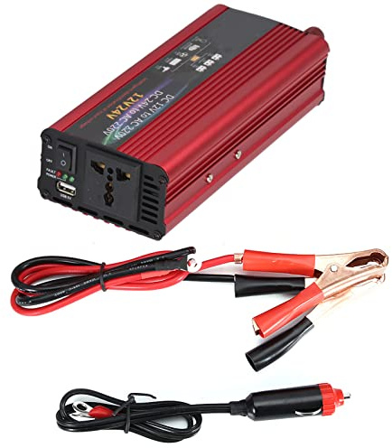 Torvex Inverter Potenza Auto, Convertitore di Tensione e Trasformatore 2000 W da 12 V/24 V a CA, per Batterie Fotovoltaiche Impianti Solari, Auto Camper e Barche per Alimentazione CA