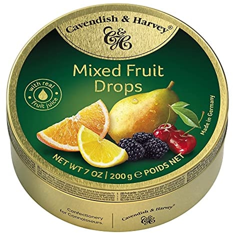 Cavendish Caramelos con Sabor a Diferentes Frutas - 200 gr