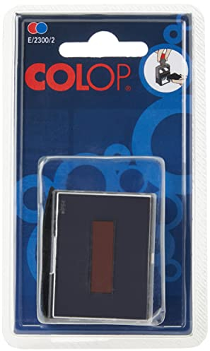 Colop,107768,E/2300/2 AA8Stempelkissen für2360/RL (2 Stück)blau, rot
