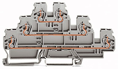 Wago 870-551 - Morsetto passante a 3 vie, 4 mmq