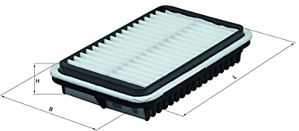 MAHLE LX 1588 - Air Filter Car - Engine