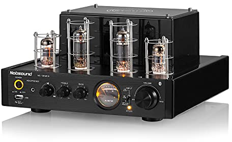 Nobsound MS-10D MKIII HiFi Bluetooth Hybrid Tube Power Amplifier Stereo Subwoofer Amp USB/Opt/Coax