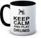Keep Calm and Play Drums - Taza De Café De Cerámica
