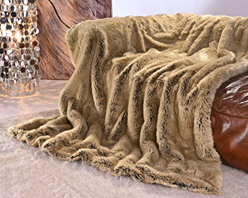 Wohnen & Accessoires GmbH & Co. KG Felldecke, Webpelzdecke Zobel Caramel 240x260