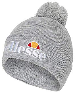 ellesse Herren Velly Pom Beanie-Mütze, Grau, Einheitsgröße