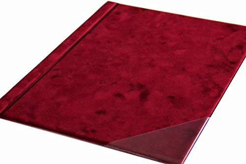 ggm® Chormappe Scarlett DIN A4 Standard, Mircofaser Optik, Farbe: Bordeaux