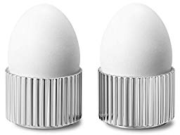 Georg Jensen Bernadotte Egg Cups, Stainless Steel