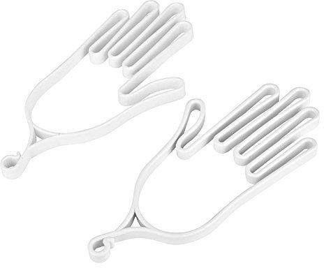 Dilwe Golf Handschuh Halter, 2Pcs Stützmehr Zweck Plastik Bahren Aufhänger Gloves Keeper Handschuhspanner Freizeitsport