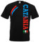 Vestipassioni t-Shirt Catania Maglietta Ultras Tifosi Anche per Bambini(M, Nero)