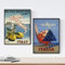 Nacnic Poster Jahrgang. Poster, die Welt der Werbung. Italien Jahrgang zwei Blätter. A4-Format