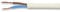 Pro Elec PEL01030 0.75 mm2 2192Y Flat 2-Core mains Cable, 6A, White, 50 m