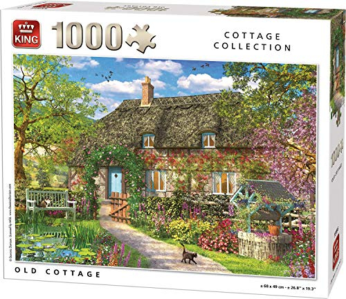 King 55956 - Old Cottage - Puzzle 1000 Teile, vollfarbig