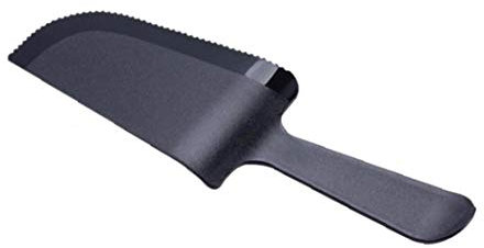 Pie Plastique Gâteau Serveur Cutter, avec Fine Dentelée, Gâteau À La Crème Grattoir Gâteau De Mariage Slicer Fondant Outils Pâtisserie, 18.5x6cm