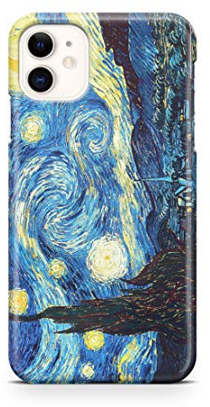 Classic Art Collection Case for iPhone 11 Pro Max - Artwork 4: Starry Night - Vincent Van Gogh.