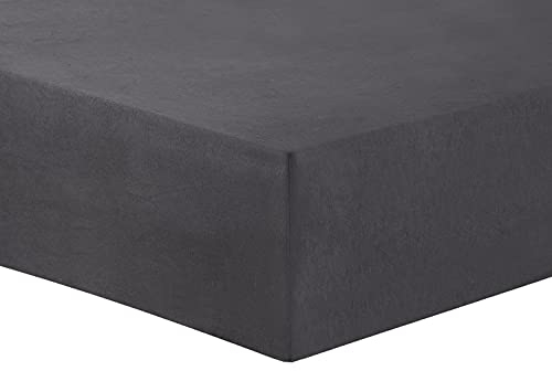 VISION Spannbettlaken, Flanell, 180 x 200 cm, mit 30 cm Spannhöhe, 100 % Baumwolle, Flanell