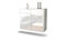 Dekati Sideboard Witten hängend (92x77x35cm) Korpus weiß matt | Front Hochglanz Weiß | Push-to-Open