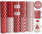 Infusible Transferpapierbögen mit Weihnachtsmotiven,11,4 x 30,5cm,WOWOCUT Elch,kariert,Glocke,Sublimationspapier für T-Shirts,Tassen,Untersetzer,für Hitzepresse