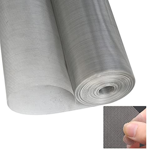 Malla de Alambre Malla mosquitera 30 Malla Tela Metalica,Casa Cocina Jardín Filtro Mallas de Acero Inoxidable 304,Malla contra Roedor Ventana Red Metálica,para Hogar Cocina Jardín (Size : 1x1m)